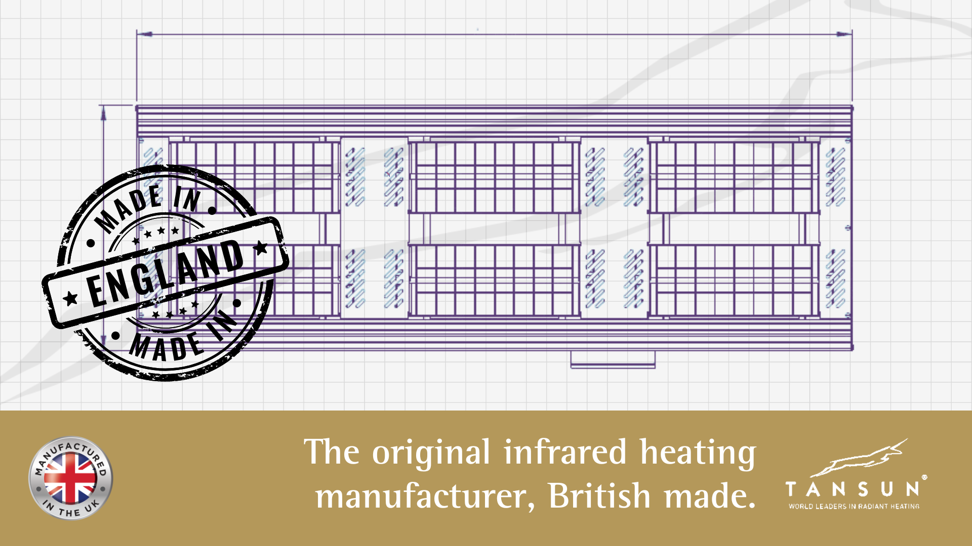 Tansun Heater, British Manufacturing Construction of Heater