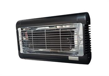 Tansun Sorrento Ceramic Single No Glare Ceramic Infrared Heater In Black