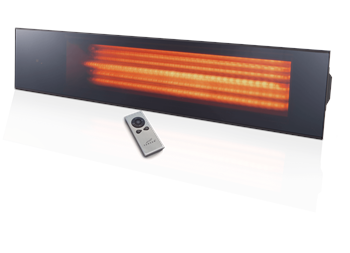 Front side on view of Tansun Linea Heater