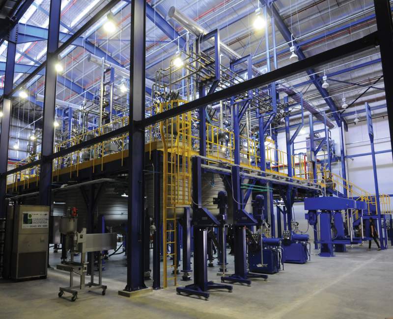 Large Factory Production Plant