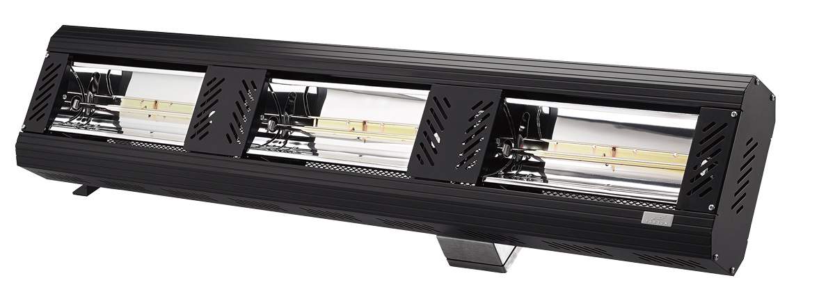 Tansun Apollo A1K Infrared Quartz Heater In Black