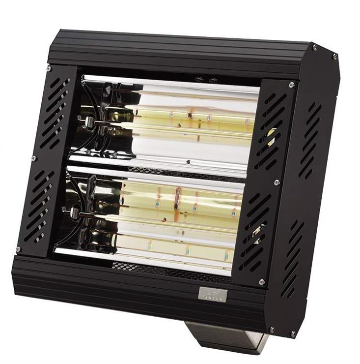 Tansun Apollo A1B Infrared Quartz Heater in Black