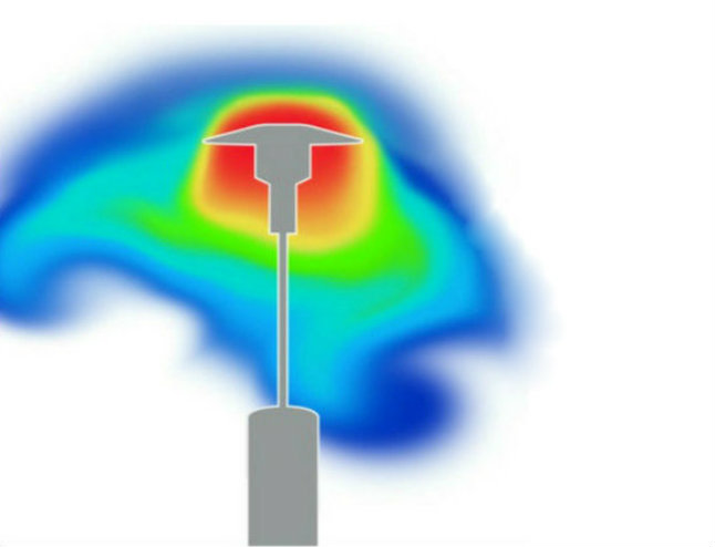 thermal image of gas heater